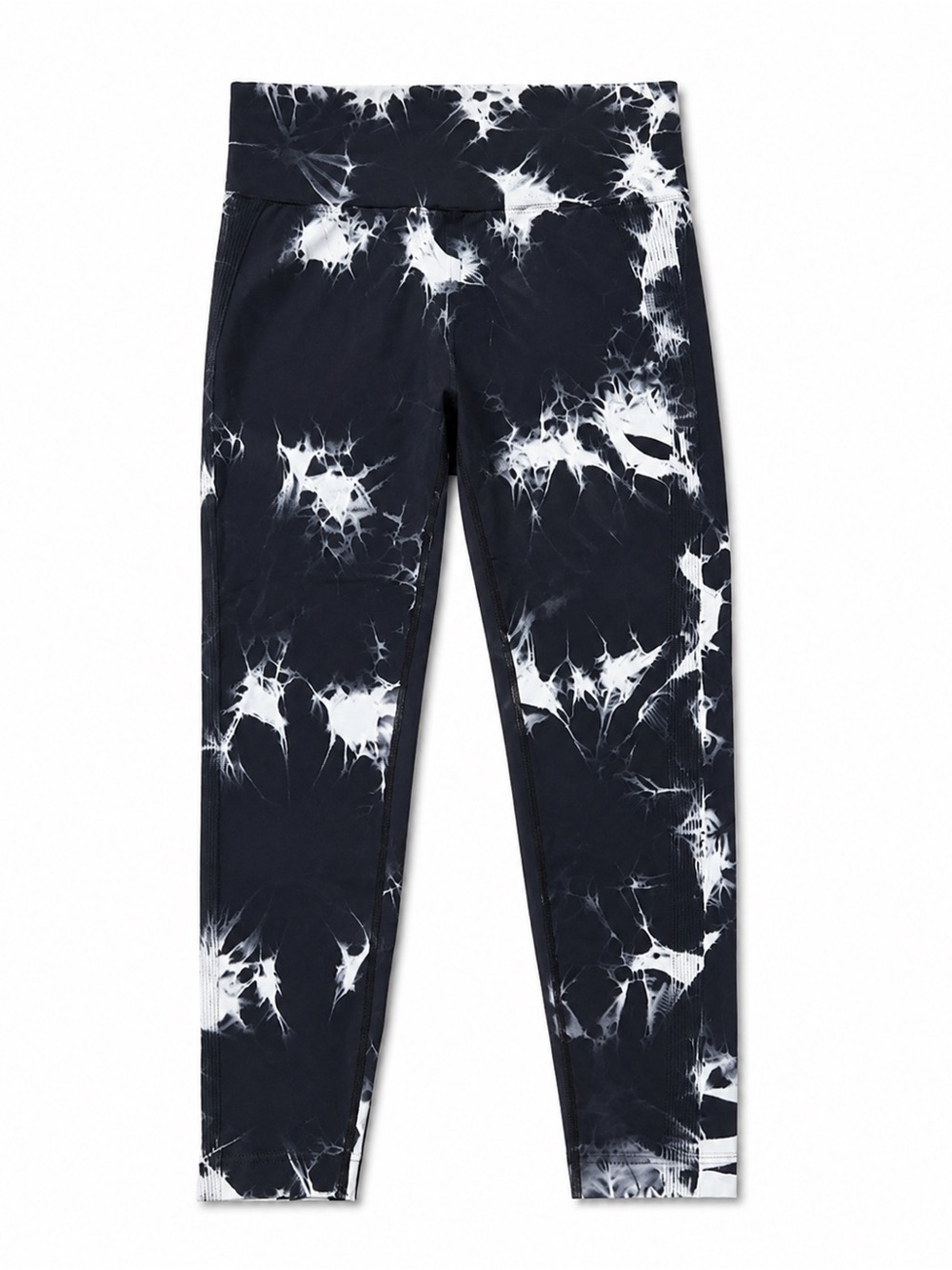 Black Tie Dye Scrunch Butt High Waist Leggings Size Large